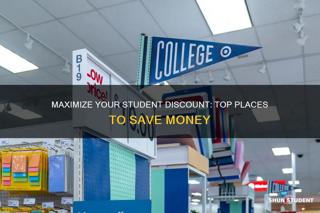 where can i use my student discount