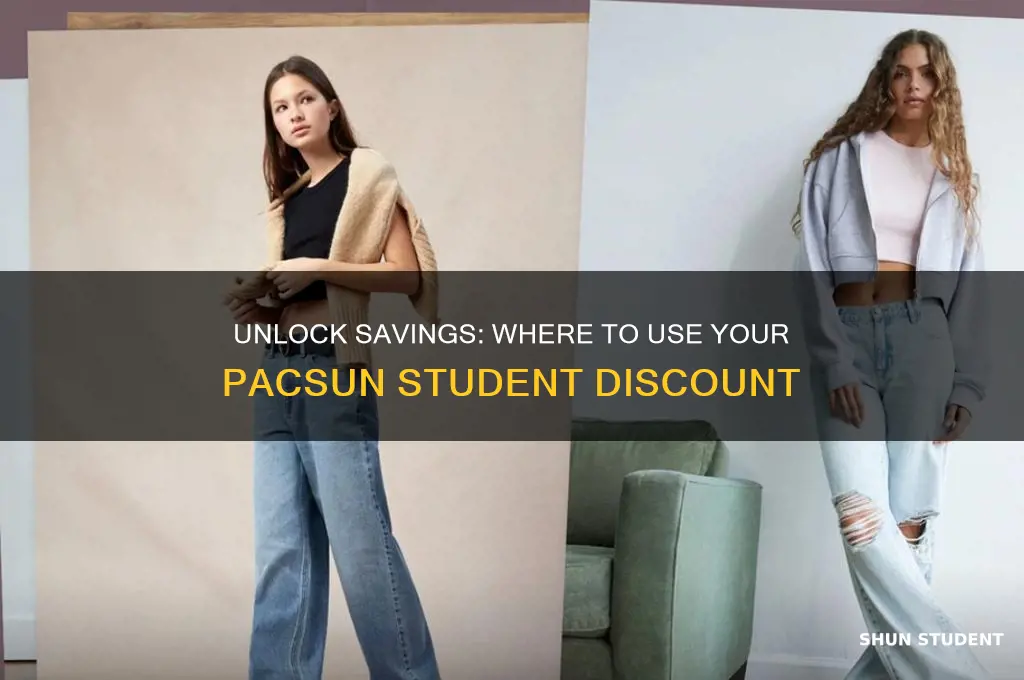where can i use pacsun student discount