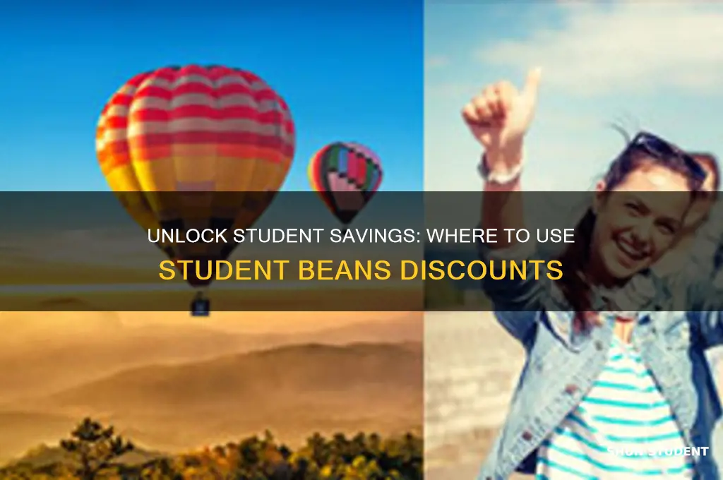 where can i use student beans discount