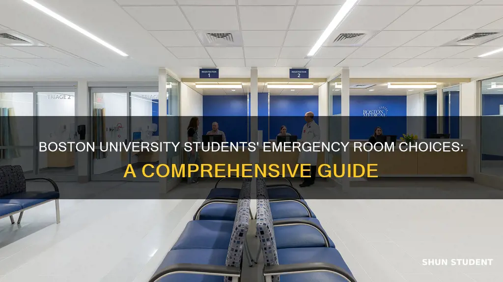 where do boston university students go for emergency room care