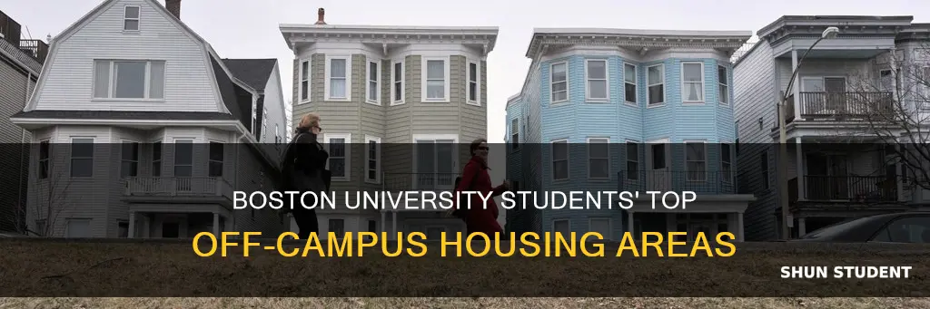 where do boston university students live off campus