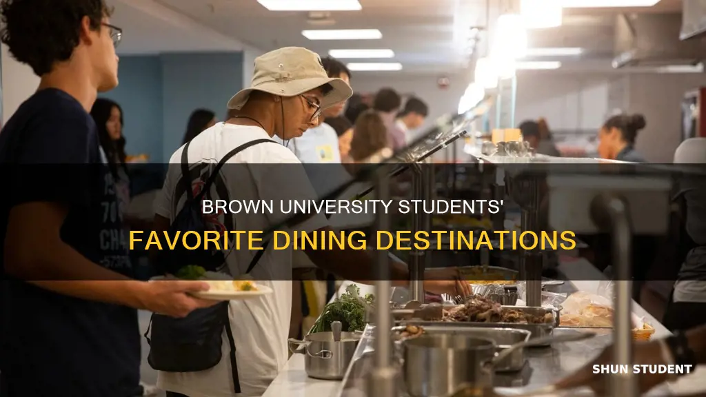 where do brown university students eat