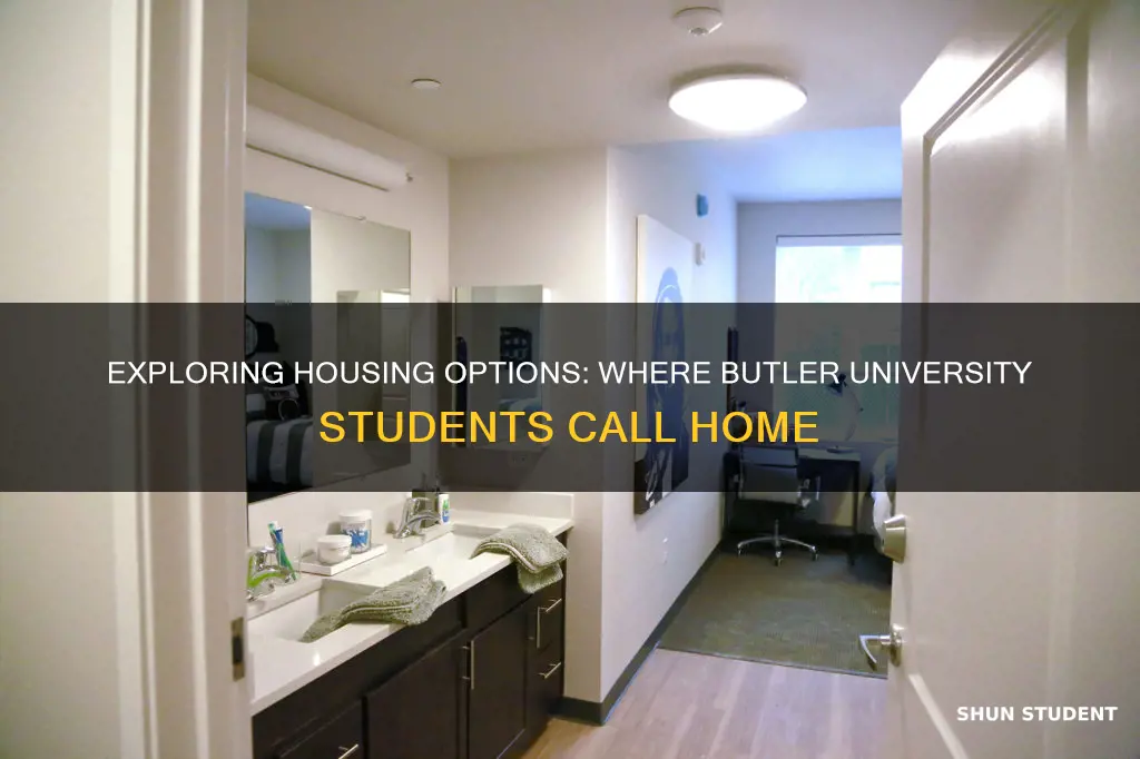 where do butler university students live