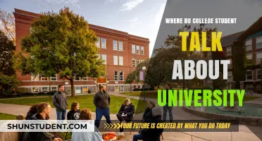 College Students' Hangout Spots to Discuss University Life