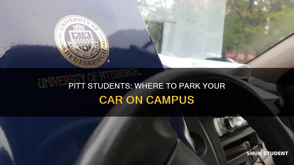 where do commuter students park at university of pitt