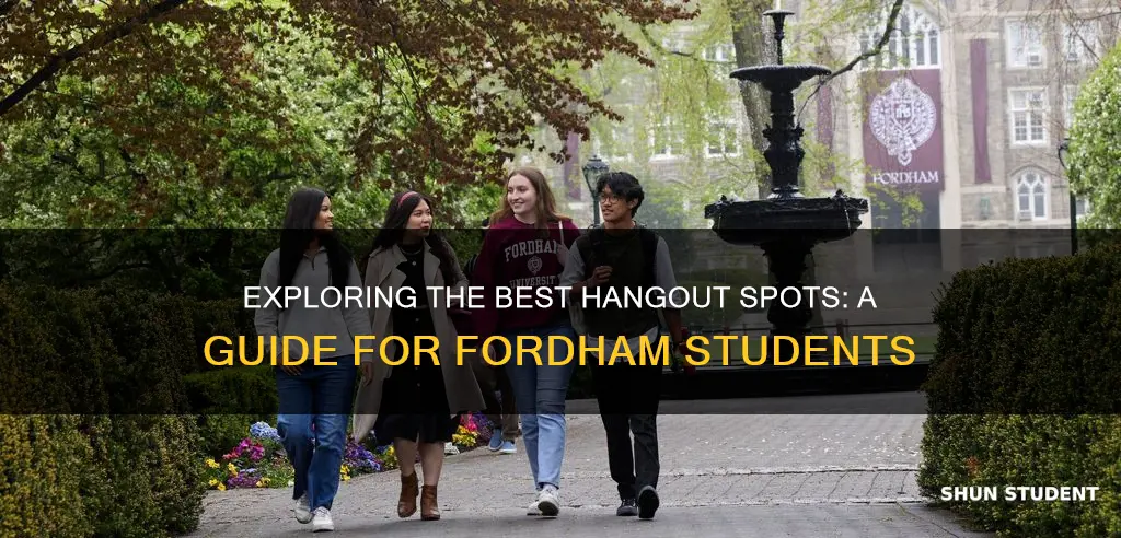 where do fordham university students hang out