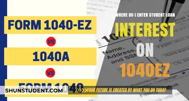 How to Report Student Loan Interest on Your 1040EZ Form
