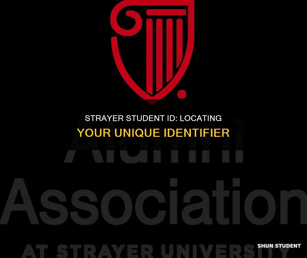 where do i find my student id number strayer university