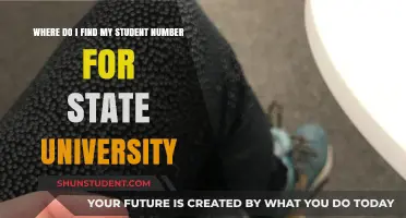 Student Number Location: A Guide to Finding Your State University ID