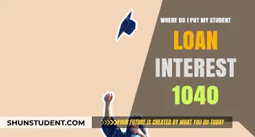 Where to Report Student Loan Interest on Your 1040 Form