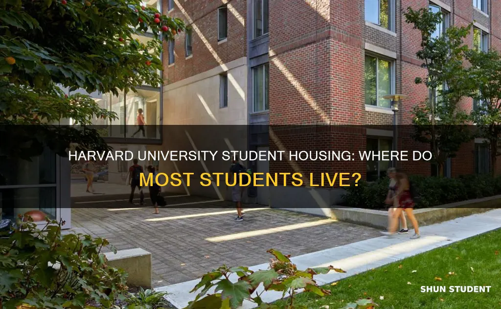 where do most students live in harvard university