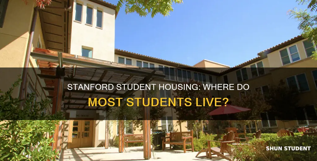 where do most students live in stanford university