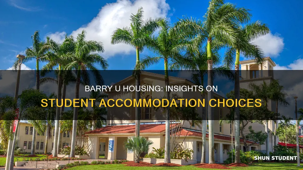 where do most students live when attending barry university