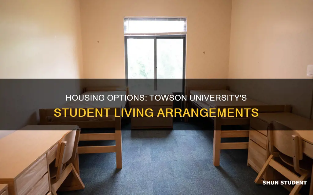 where do most students live while going to towson university