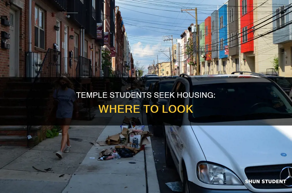 where do most temple university students find off campus housing