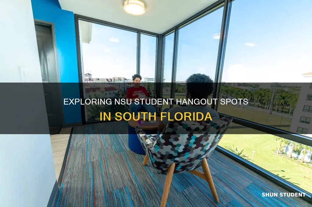 where do nova southeastern university students hang out