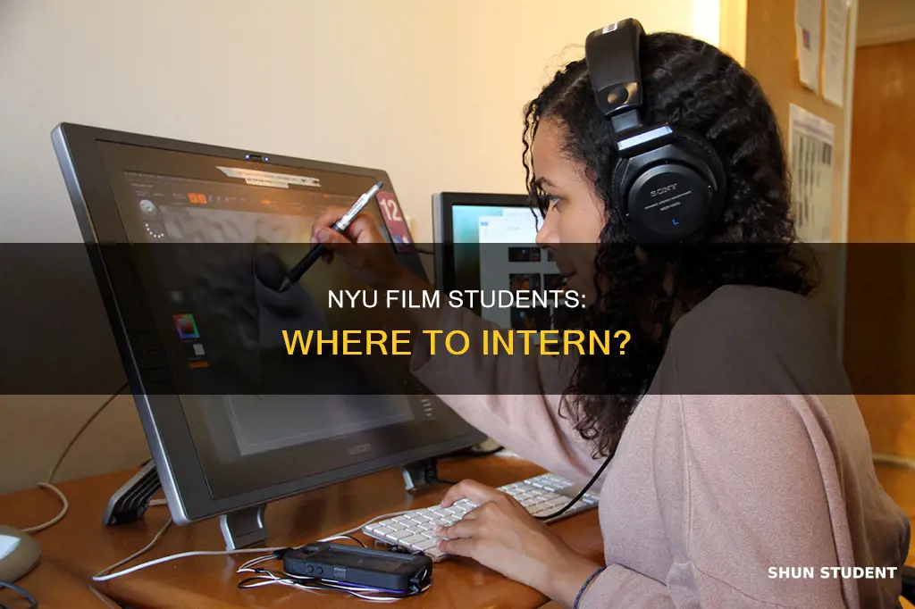 where do nyu film students intern