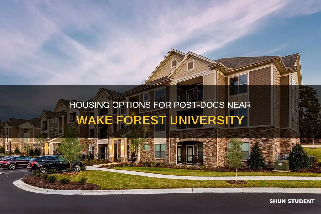 where do post doc students live near wake forest university