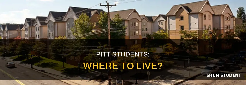 where do students live university of pitt