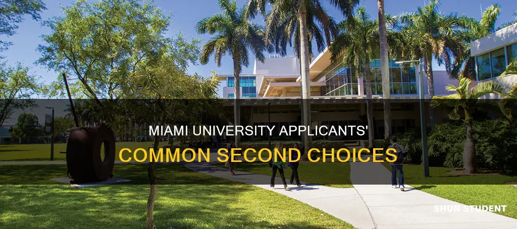 where do students who apply to miami university also apply