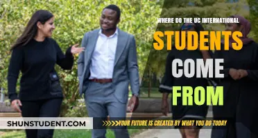 UC International Students: Where Are They From?