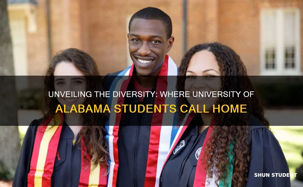 where do university of alabama students come from