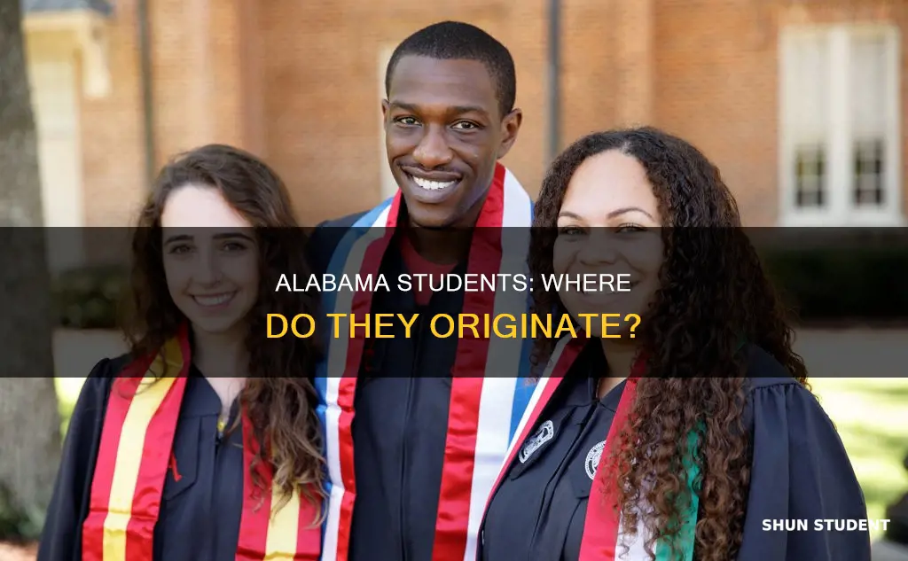 where do university of alabama students come from