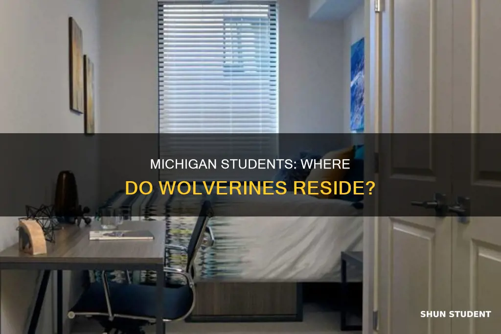 where do university of michigan student live