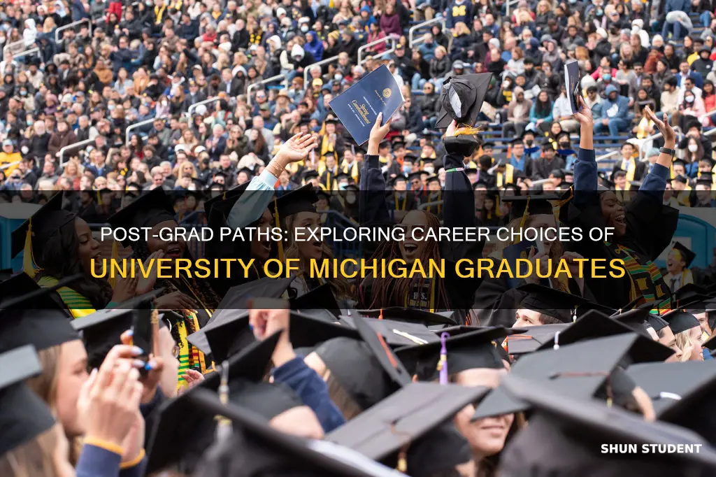 where do university of michigan students go after college