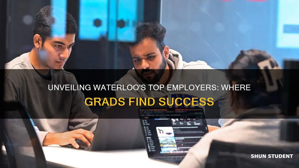 where do university of waterloo students work