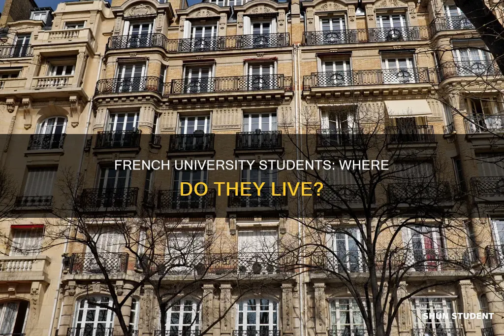 where do university students tend to live in france