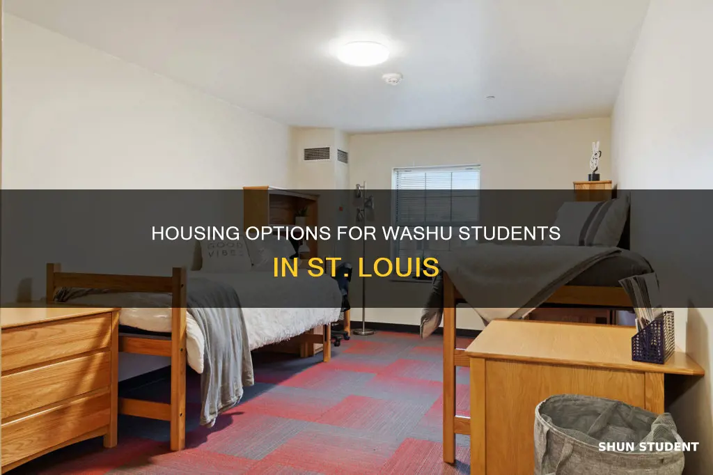 where do washington university in st louis students live