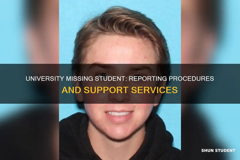 where do you report a missing student to a university