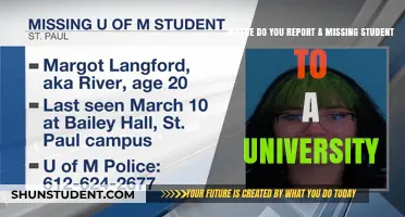 University Guide: Reporting Missing Students