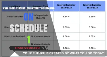 Where to Report Student Loan Interest on Schedule 1: A Guide