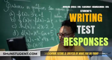 Where Teachers Transcribe Student Writing Test Responses: Best Practices