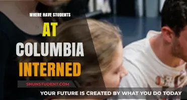 Columbia Students' Internship Destinations Unveiled