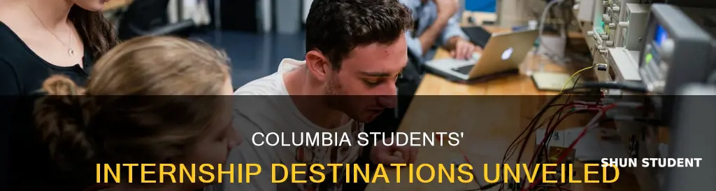 where have students at columbia interned