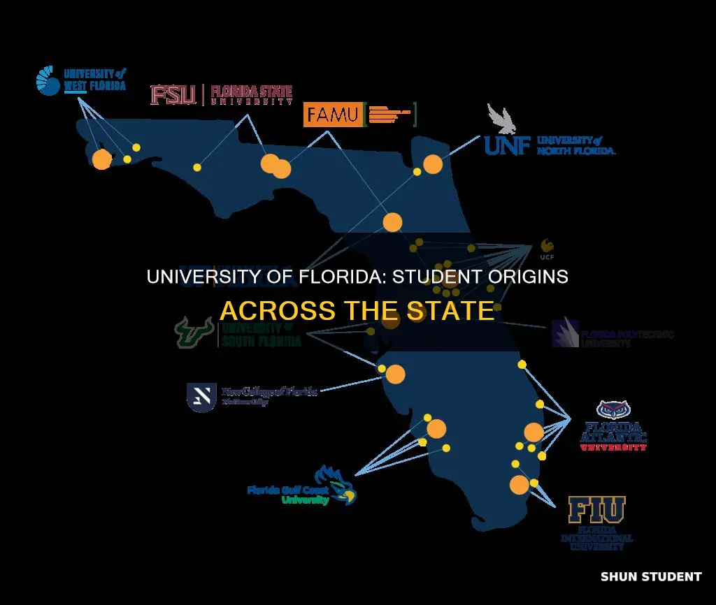 where in florida do university of flroida students come from