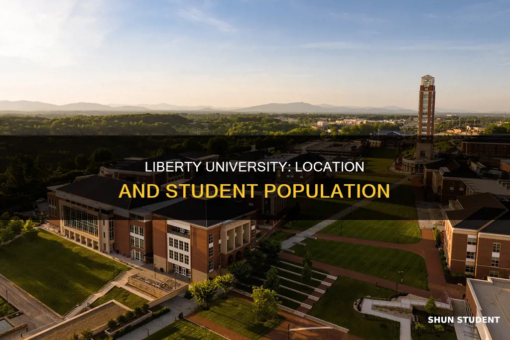 where is liberty university how many students