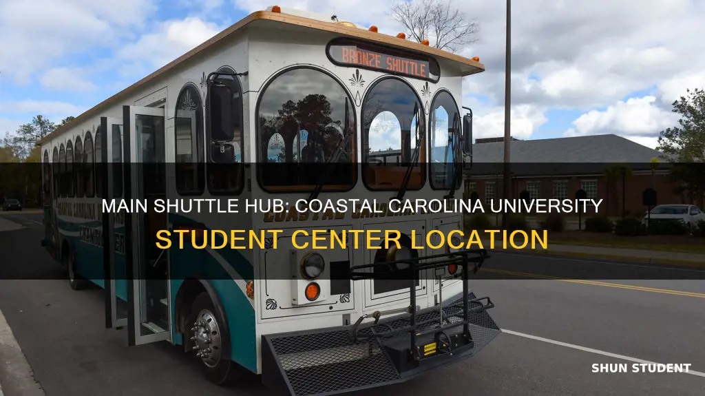 where is main shuttle station student center coastal carolina university