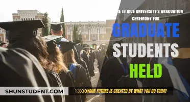 Rice University's Graduate Ceremony: Where and When