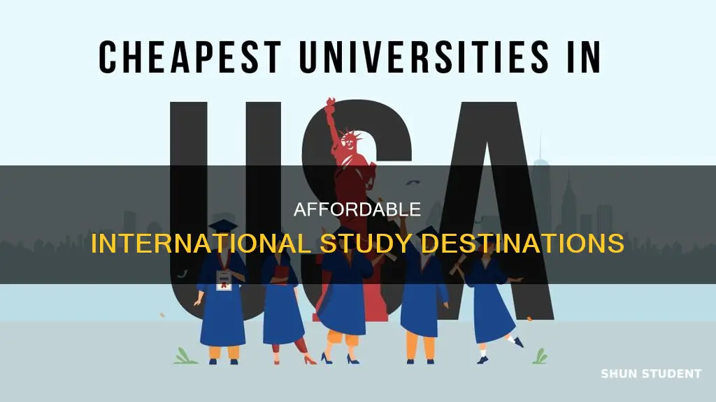 where is the cheapest university for international students