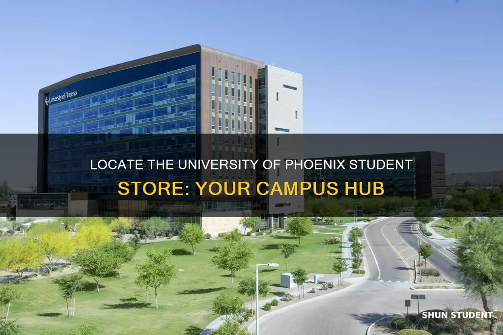 where is the university of phoenix student store