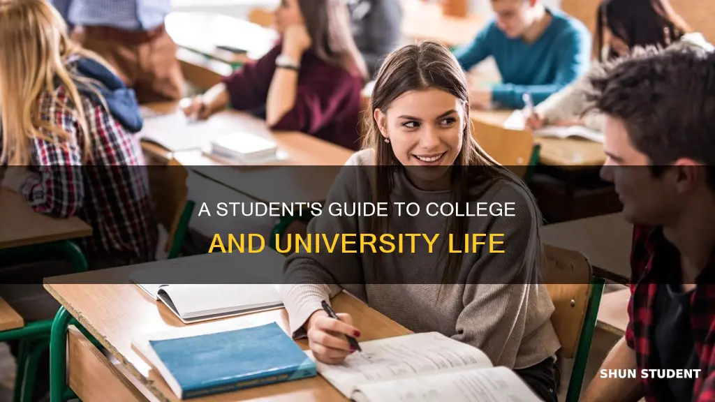 where students from a junior college or university
