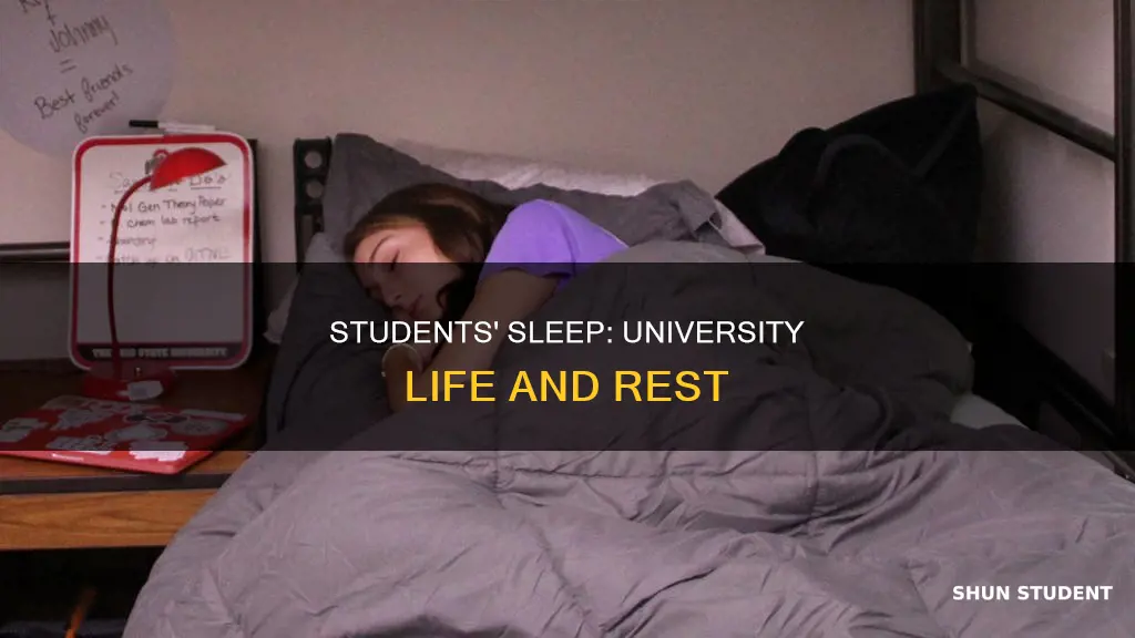 where students sleep university