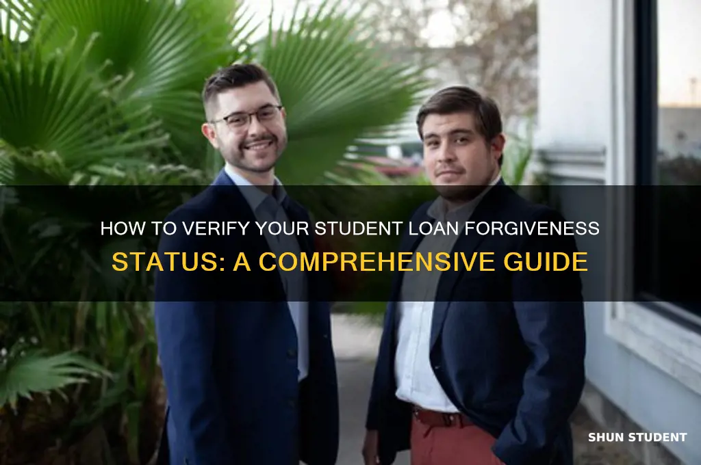 where to check if my student loans are forgiven