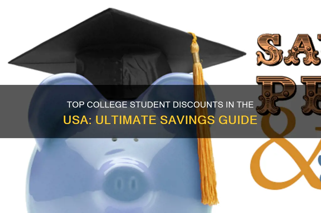 where to find best college student discounts usa