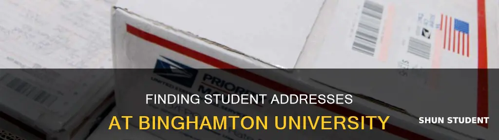 where to find student address binghamton university