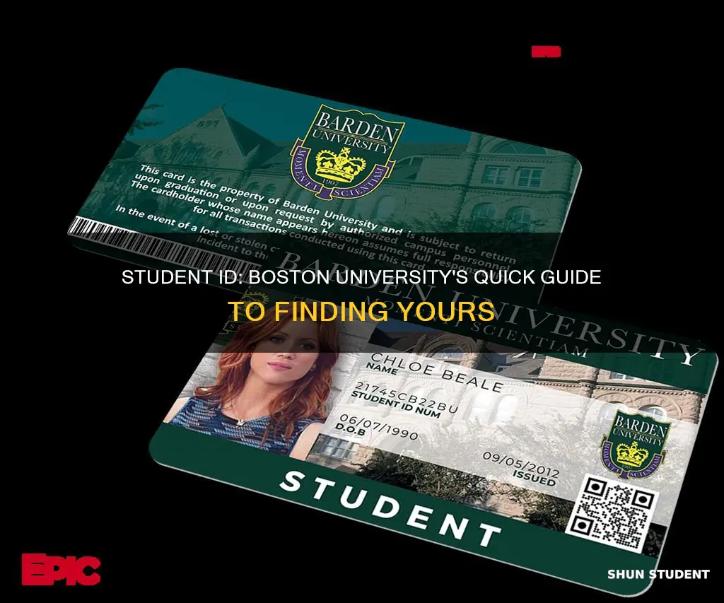 where to find student id boston university